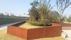 马鞍山耐候钢挡土墙